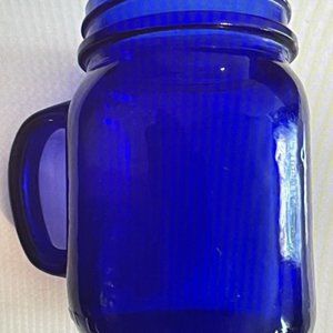 BLUE GLASS MUG